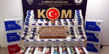 Polisiten kaçak sigara operasyonu