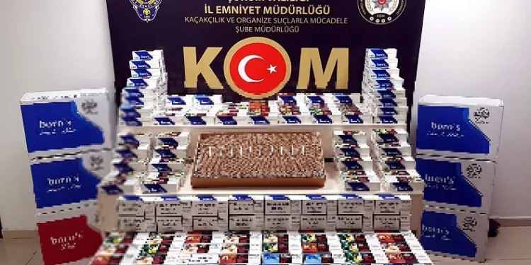 Polisiten kaçak sigara operasyonu