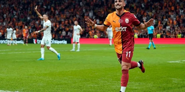 Galatasaray’da Yunus Akgün ligde 2. golünü attı