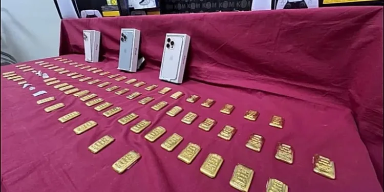18 kilo 500 gram külçe altın ele geçirildi
