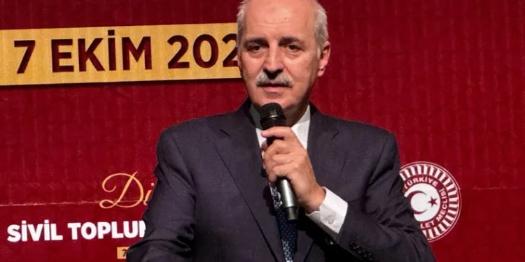 TBMM Başkanı Kurtulmuş: “Türkiye arz-ı mevudun gerçekleşmesine asla müsaade etmeyecektir”