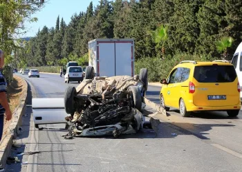 Antalya’da feci kaza