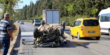 Antalya’da feci kaza