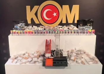 Kaçak sigara deposuna baskın