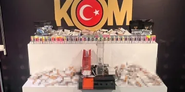 Kaçak sigara deposuna baskın