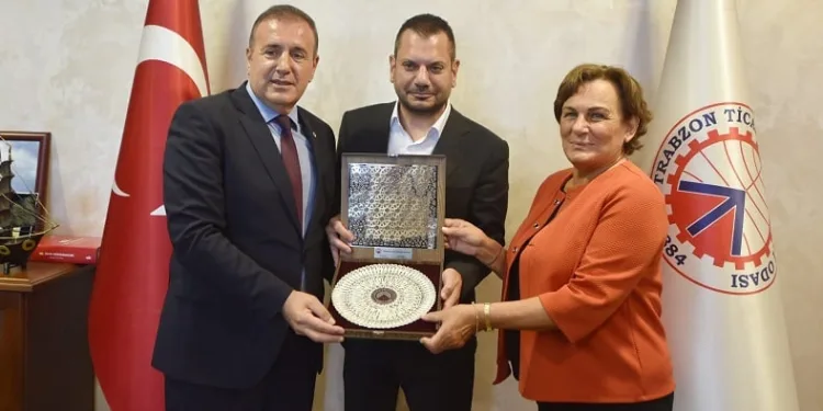 Trabzonspor Başkanı Ertuğrul Doğan’dan TTSO ve TTB’ye ziyaret