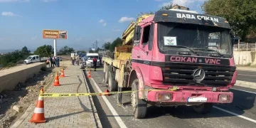 Vincin altında kalan işçi ağır yaralandı