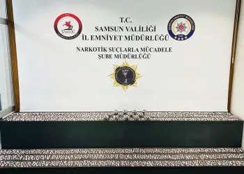 Araçta 5 bin 530 adet sentetik ecza ele geçirildi