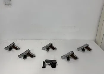 Kaçakçılık operasyonunda 6 tabanca ele geçirildi