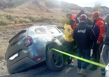Araç yoldan çıktı