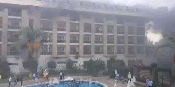 Antalya’da otelde yangın