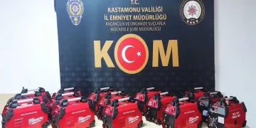 Kaçak olduğu değerlendirilen kaynak makineleri ele geçirildi