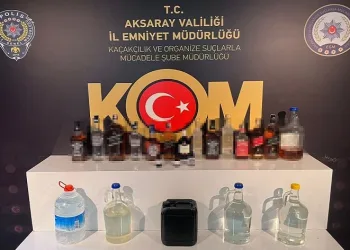 Kaçak içki operasyonu: 1 gözaltı