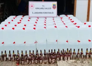 3 bin 360 litre etil alkol ele geçirildi
