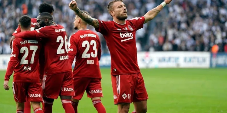 Beşiktaş’ta Immobile gol sayısını 8’e çıkarttı
