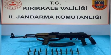 Kalaşnikofla yakalanan şahıs gözaltına alındı