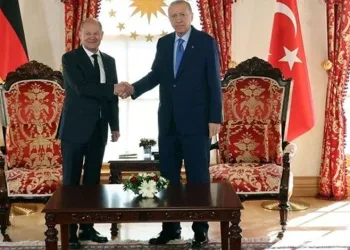 Erdoğan, Almanya Başbakanı Scholz’u kabul etti