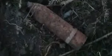 Haymana’da patlamamış top mermisi bulundu