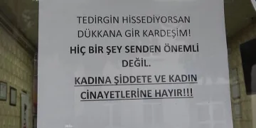 Esnaftan kadına şiddete karşı duyarlı hareket