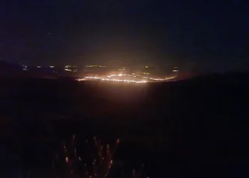 Siirt’te anız yangını