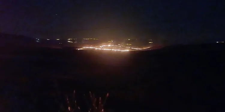 Siirt’te anız yangını