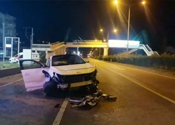 Eski belediye başkanının oğlu kazada ağır yaralandı