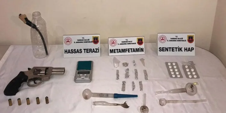 Tekirdağ’da çok sayıda uyuşturucu ele geçirildi