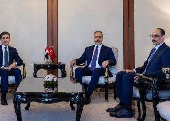 Bakan Fidan, IKBY Başkanı Barzani’yi kabul etti