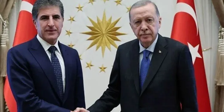 Cumhurbaşkanı Erdoğan, Barzani’yi kabul etti