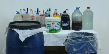 Tokat’ta jandarmadan sahte içki baskını