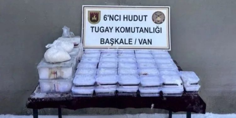 Van’da 71 kilo uyuşturucu madde ele geçirildi
