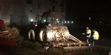 17 araca çarpan traktör sürücüsü polise yakalandı