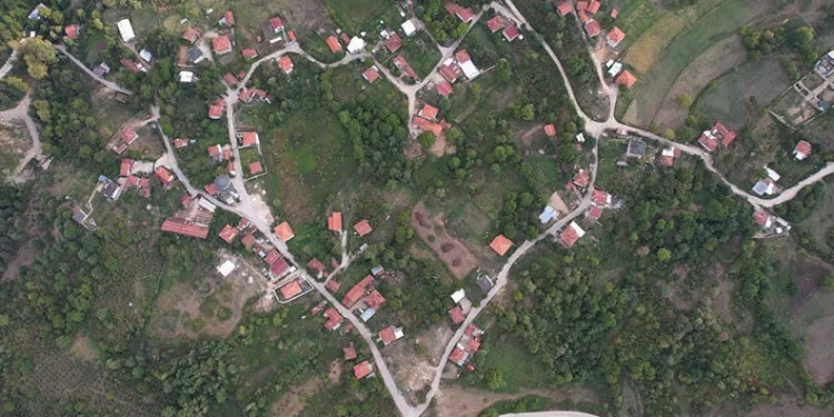 Bursa’da kalp şeklinde köy