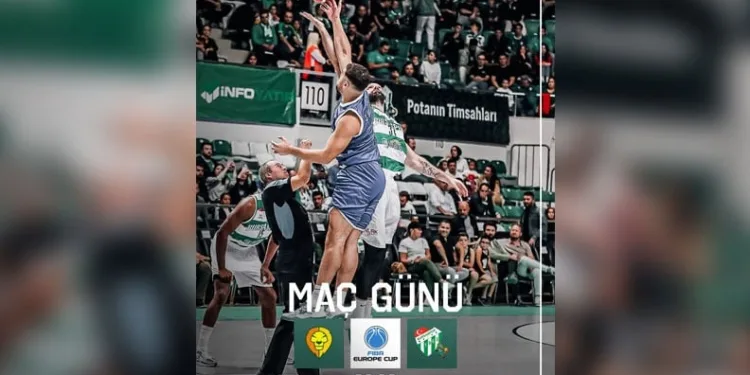Bursaspor Basketbol Slovakya temsilcisi Patrioti Levice’ye konuk oluyor
