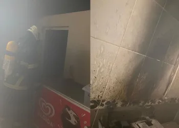 Lisenin kantininde korkutan yangın
