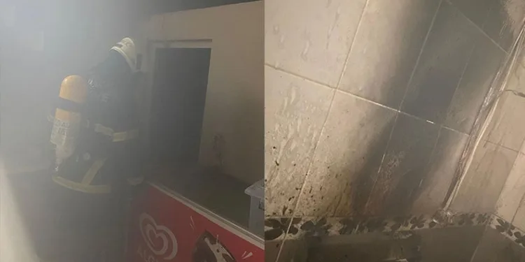 Lisenin kantininde korkutan yangın