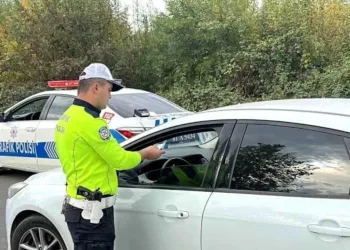 136 araç trafikten men edildi