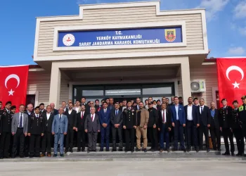 Yenilenen Saray Jandarma Karakolu törenle hizmete açıldı