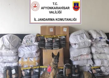 848 kilogram kaçak tütün