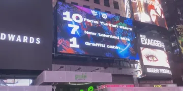 Times Meydanı’nda dünyaya seslerini duyurdular