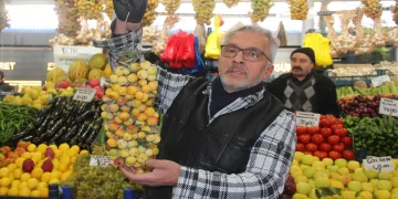 İki yılda bir yetişen, ‘vez meyvesi’ tezgahlarda yerini aldı