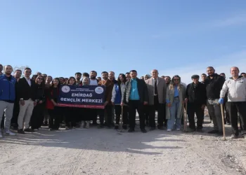 101.’nci yıla özel 101 genç fidan dikti