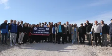 101.’nci yıla özel 101 genç fidan dikti
