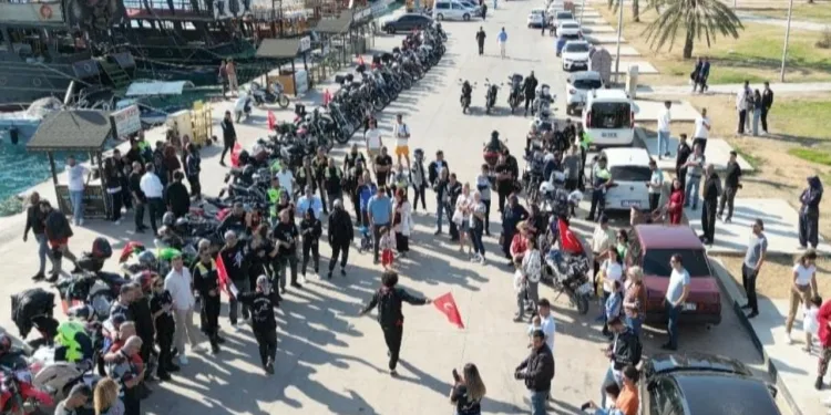 Motorcular, 29 Ekim coşkusunu yaşadı