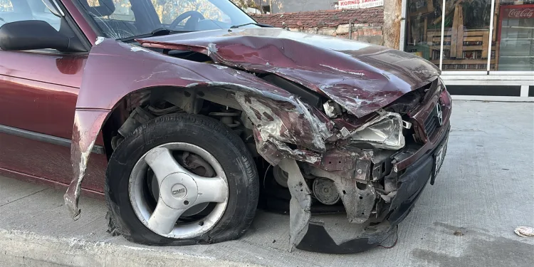 Aracına binecekken ölümden döndü