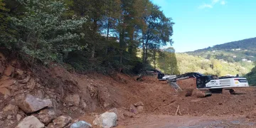 Yağmur dindi, risk azaldı, çalışmalar hız kazandı