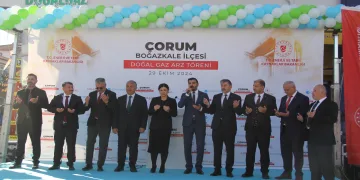 Çorum’un tüm ilçeleri doğal gazla buluştu