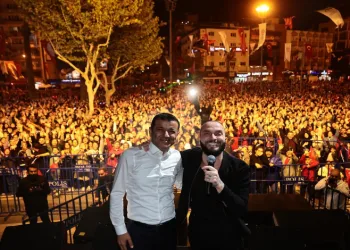 Denizli’de Cumhuriyetin sevinç ve coşkusu doyasıya yaşandı
