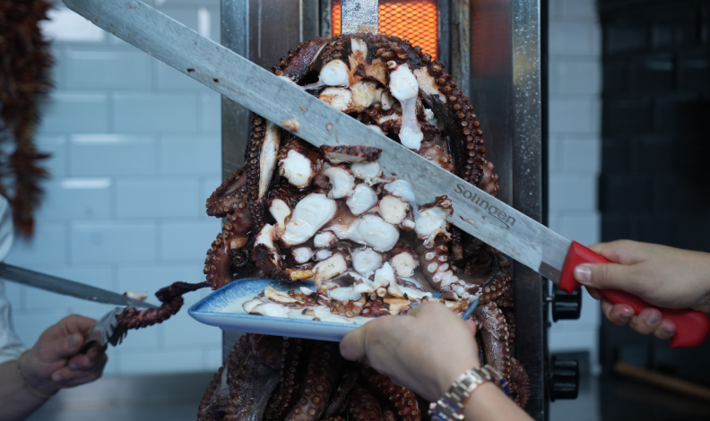 Yeni lezzet: Ahtapot döner - Line Haber