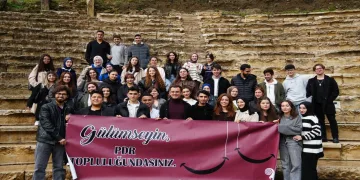 Öğrenciler, antik kente hayran kaldı
